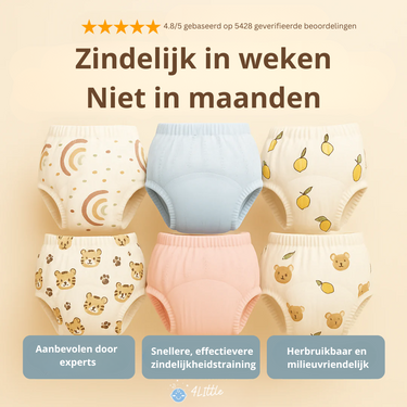 PottyPals Zindelijkheidsbroekjes | Herbruikbare Katoenen Broekjes 80-110 cm – Eenvoudig en comfortabel leren zindelijkheid 1